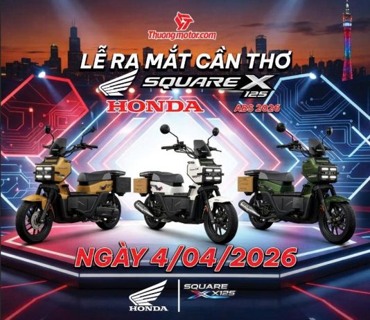 Giá bán Honda Square X125 ưu đãi sốc tại Lễ ra mắt xe tại Cần Thơ