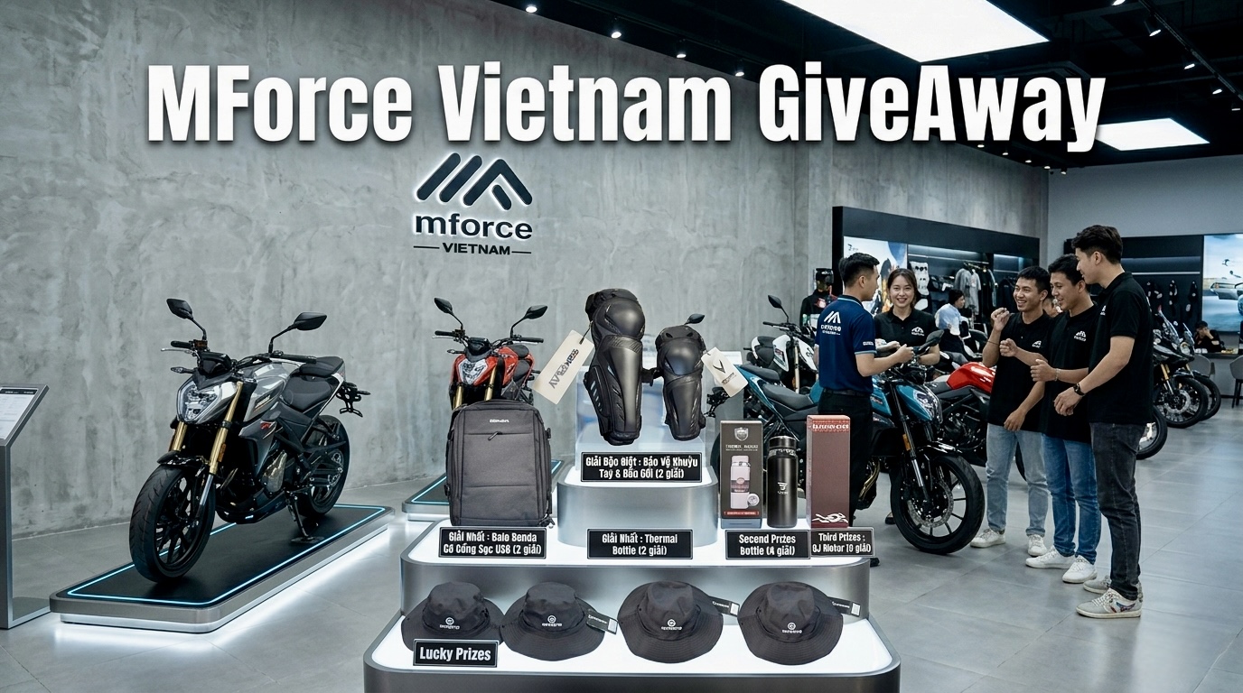 MForce Việt Nam Giveaway nhiều quà tặng tri ân 10000 followers