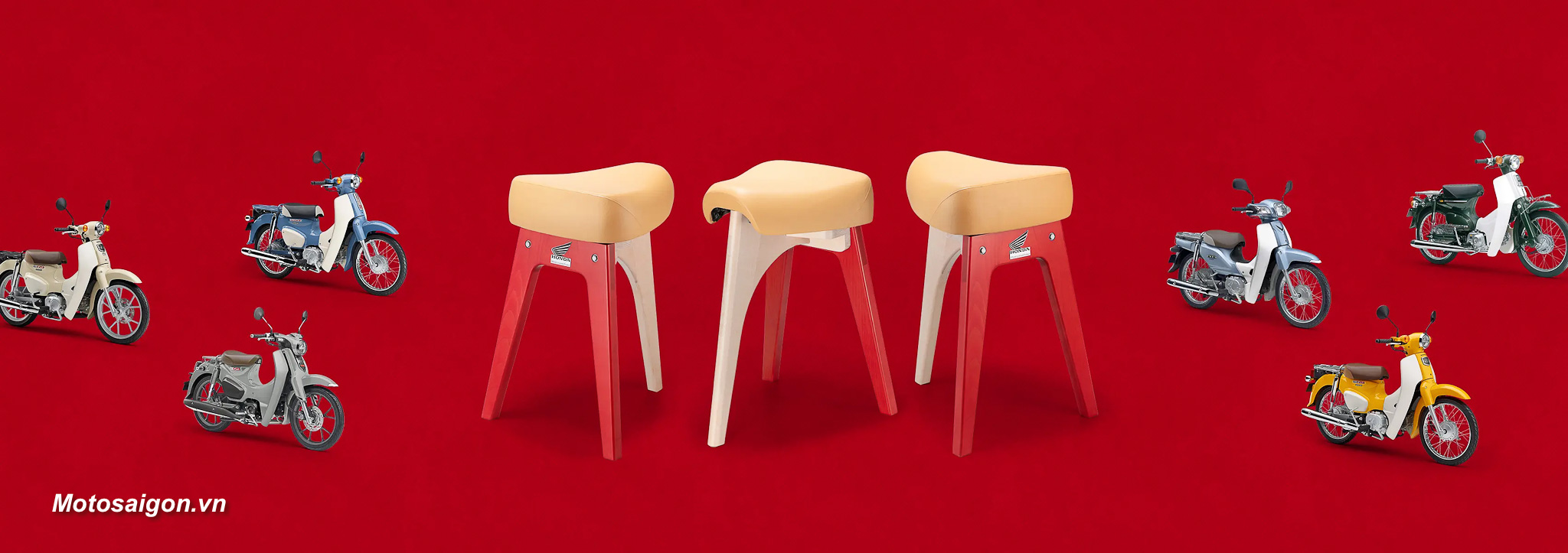 Super Cub Chair Classic ghế ngồi thời trang dành cho tín đồ mê CUB