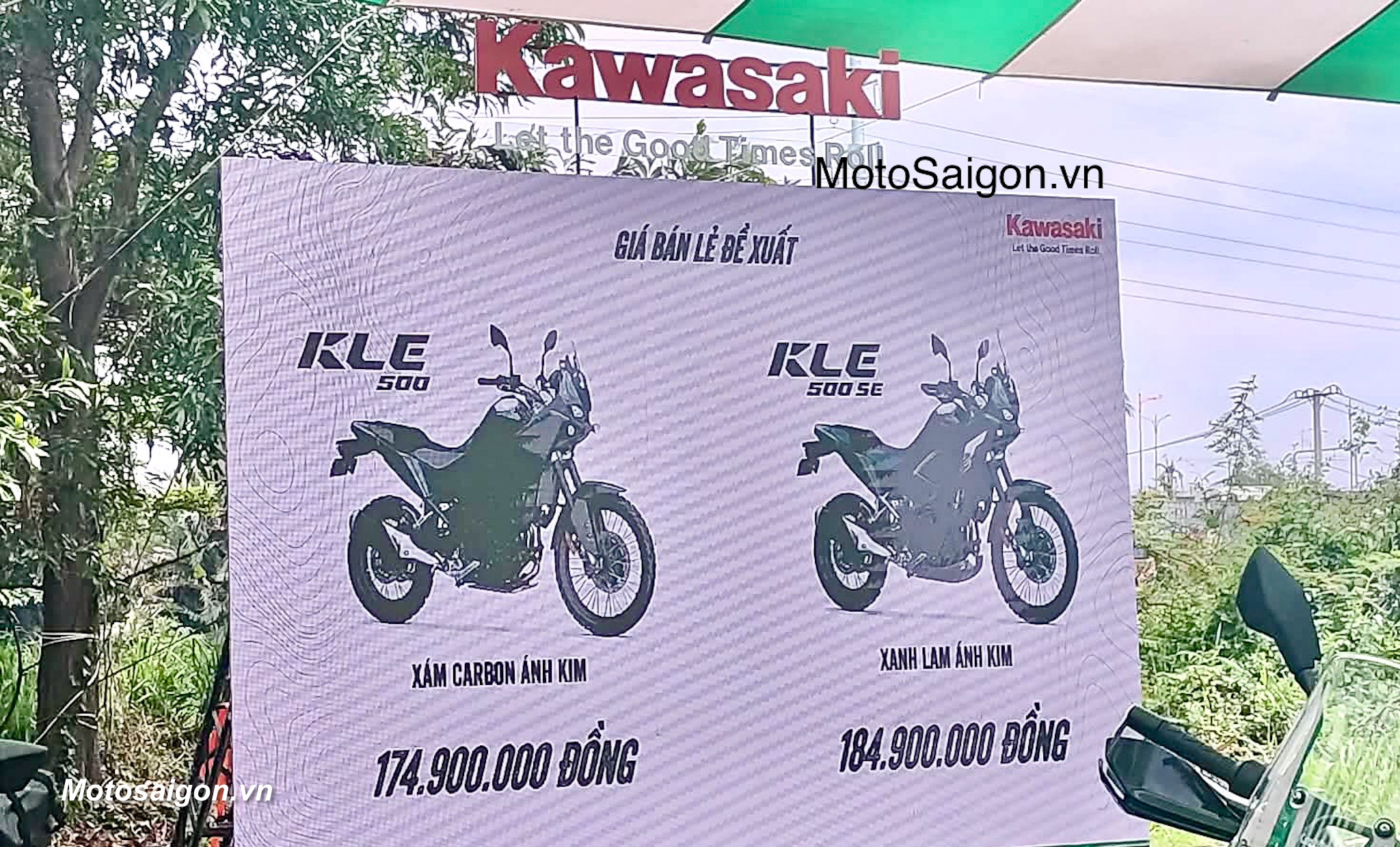 Giá bán xe Kawasaki KLE500 SE ABS 2026 chính thức được công bố