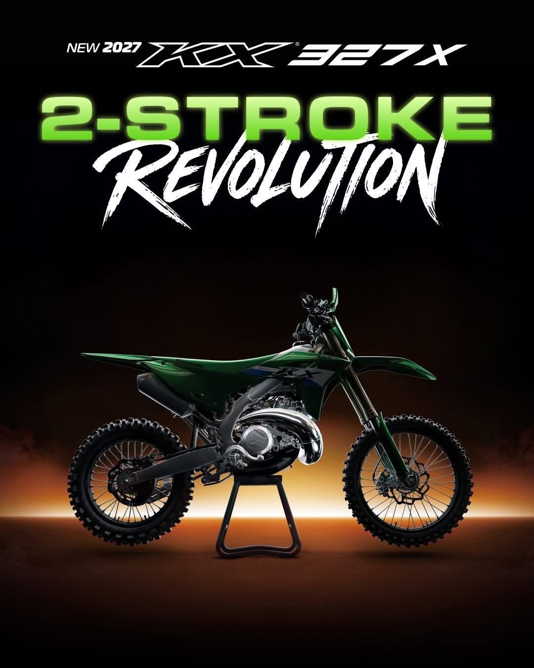 Kawasaki KX327 cào cào 2 thì sắp có giá bán chính hãng