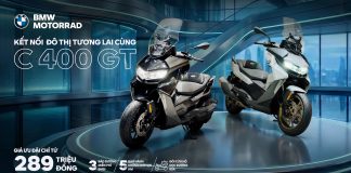 Ưu đãi tháng 6 - Sở hữu BMW C 400 GT chỉ từ 289 triệu, cùng gói bảo hành lên đến 5 năm