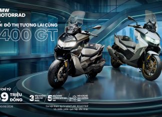 Ưu đãi tháng 6 - Sở hữu BMW C 400 GT chỉ từ 289 triệu, cùng gói bảo hành lên đến 5 năm
