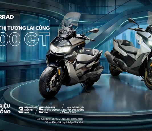 Ưu đãi tháng 6 - Sở hữu BMW C 400 GT chỉ từ 289 triệu, cùng gói bảo hành lên đến 5 năm