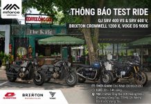 Cafe Lái thử xe mới của MForce Việt Nam tại Vũng Tàu