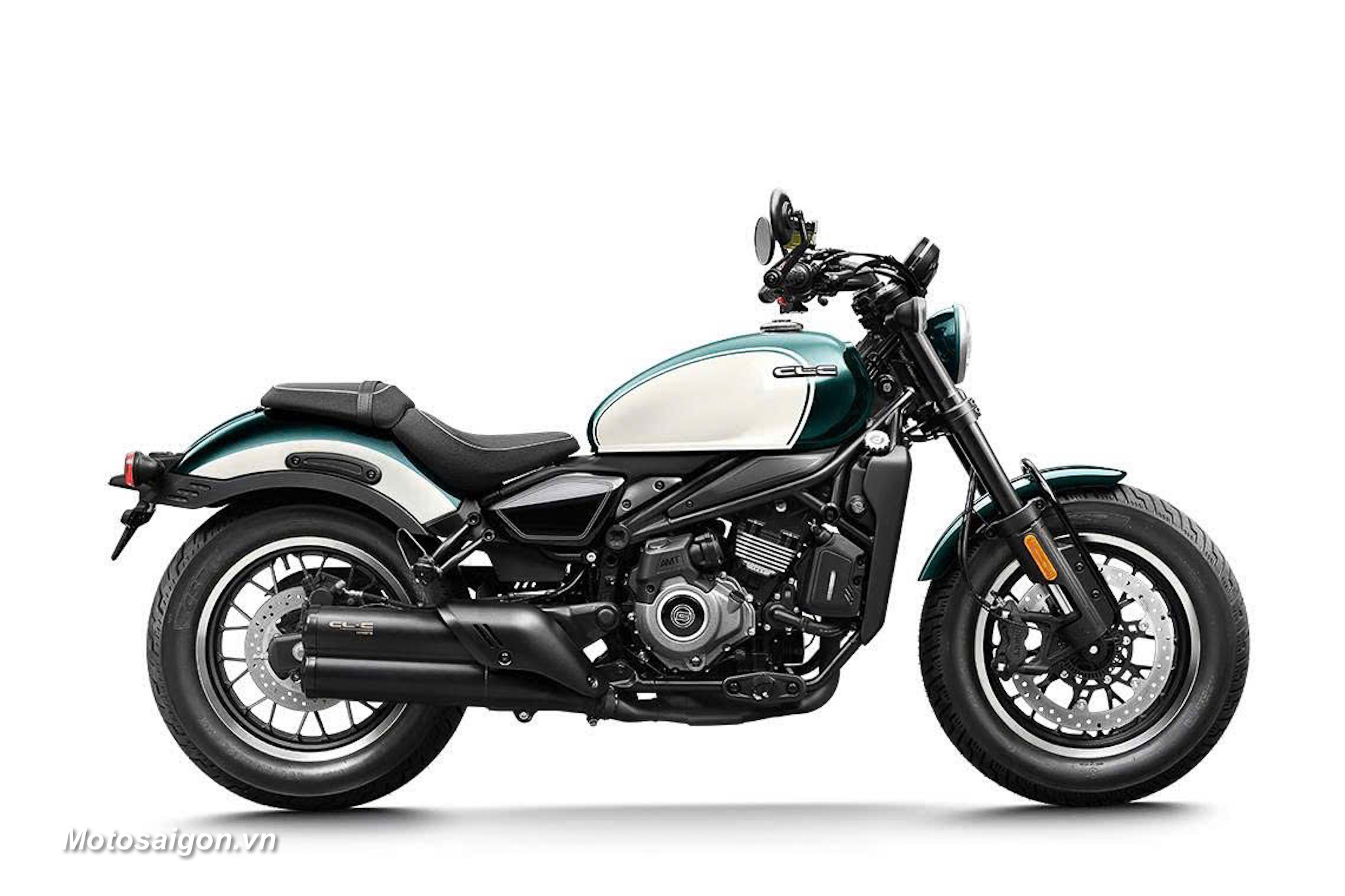 CFMoto 450CL-C AMT màu trắng xanh