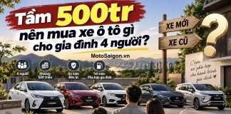 Tầm 500 triệu đồng nên mua xe ô tô gì dành cho gia đình 4 người?