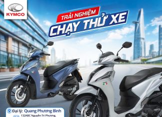 KYMCO Tổ Chức Chuỗi Sự Kiện Lái Thử Xe Tay Ga People R 125