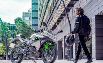Kawasaki Ninja E1 2027 ABS thuần điện chính thức ra mắt kèm giá bán