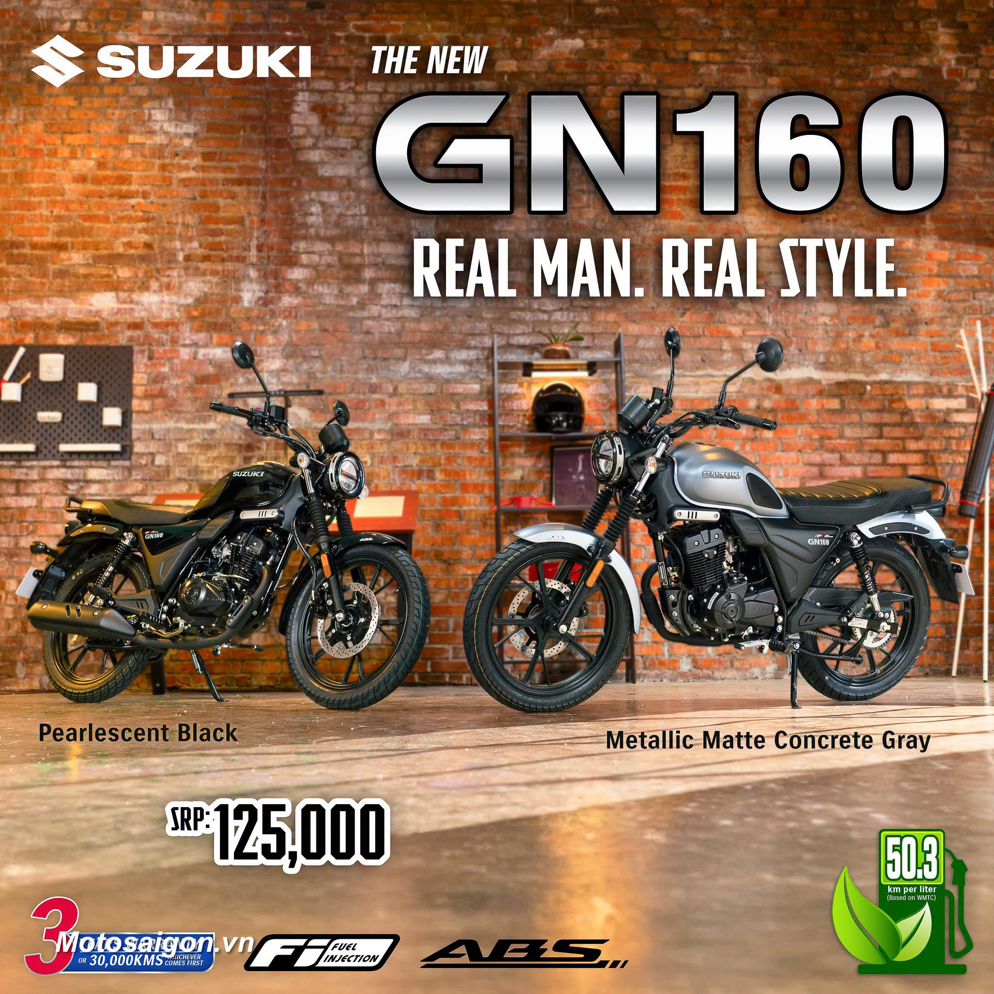 Suzuki GN160 2027 ABS chính thức ra mắt kèm giá bán hấp dẫn