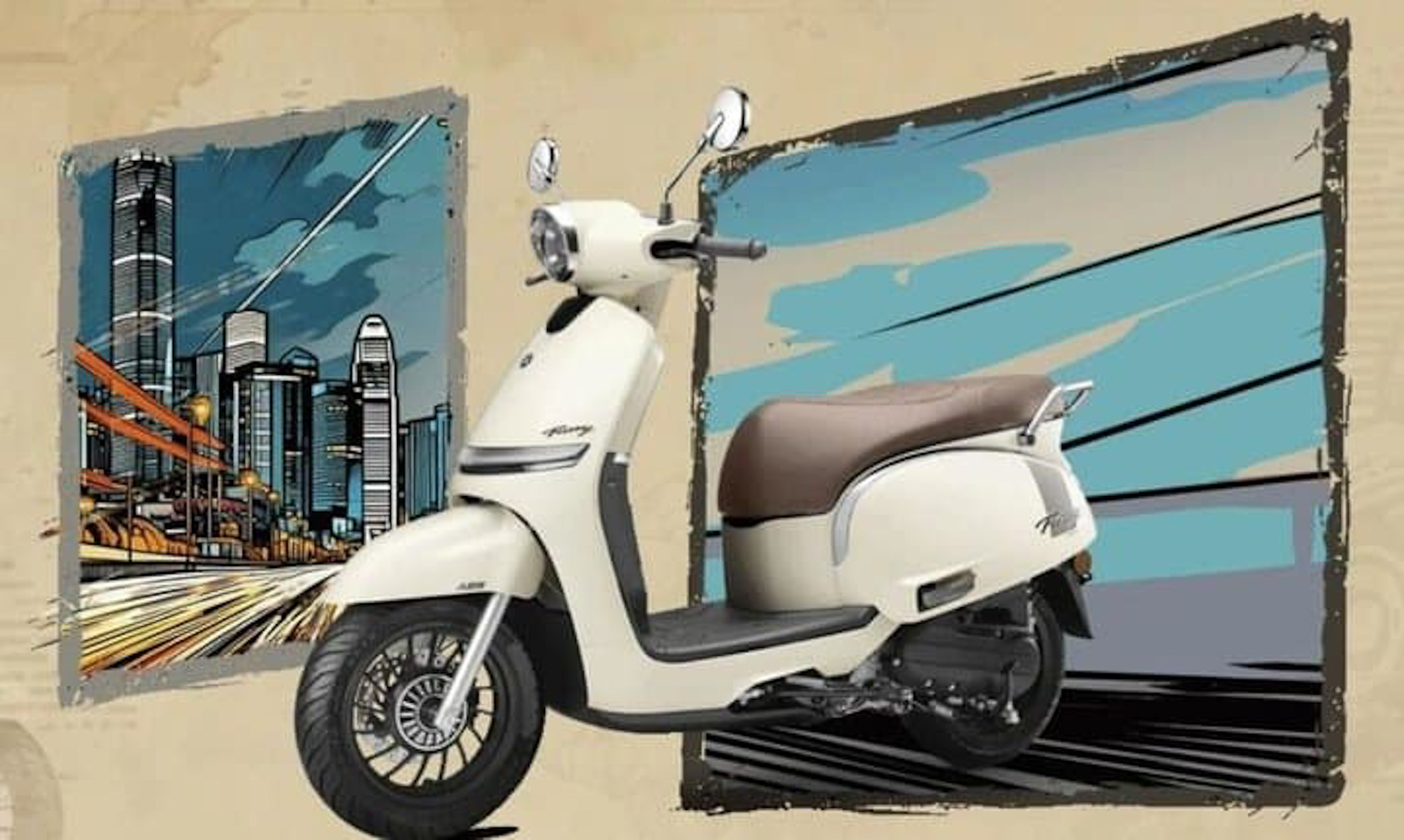 Yamaha Fuzzy 125 xe tay ga thời trang đã có giá bán cạnh tranh Vespa