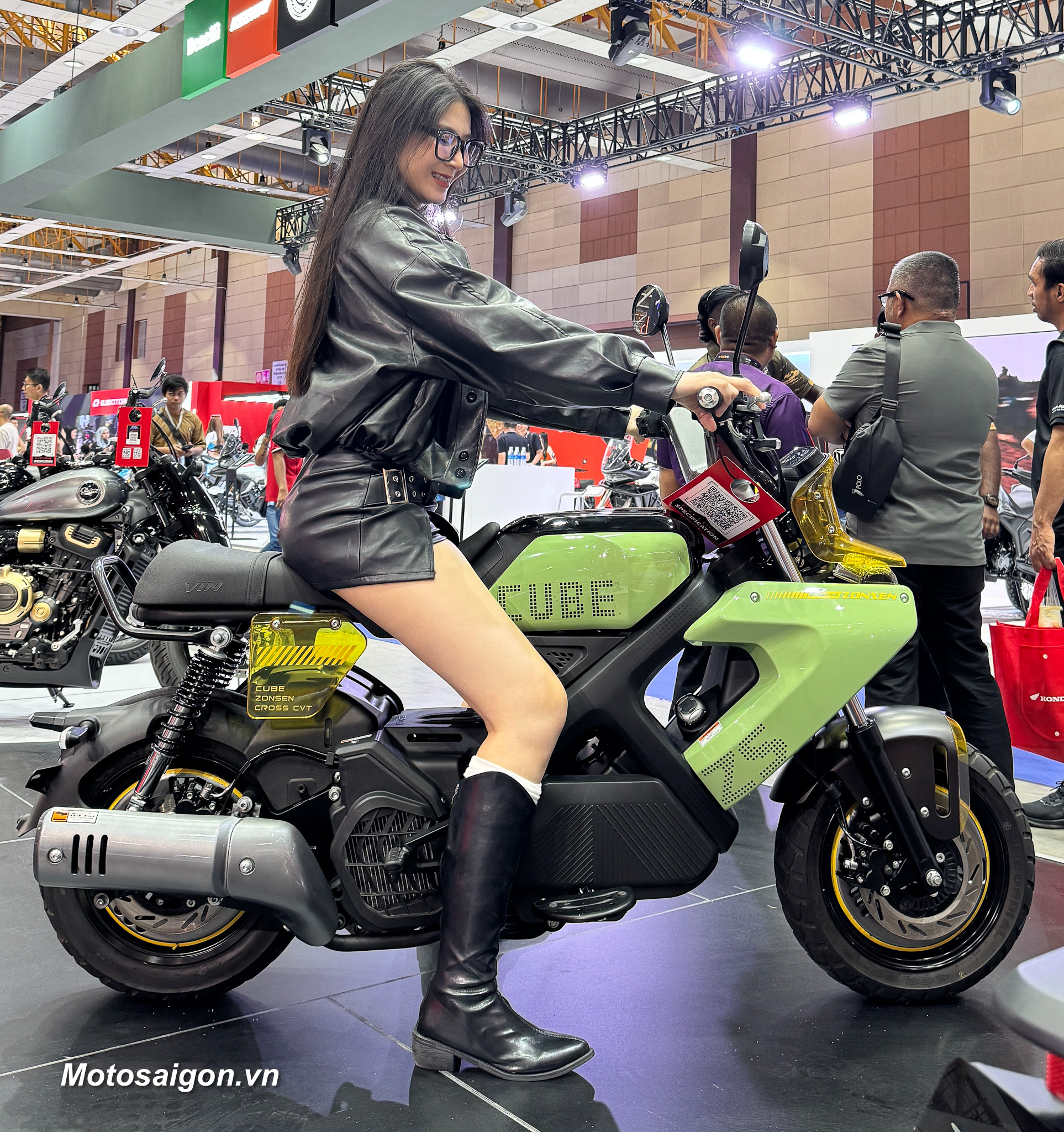 Zonsen Cube 150 mẫu xe tay ga minibike 150cc siêu cá tính