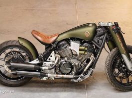 Benda Napoleon 500 Bobber độ phong cách quân đội cực đẹp
