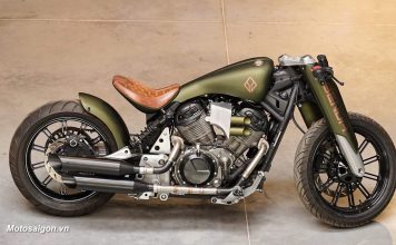 Benda Napoleon 500 Bobber độ phong cách quân đội cực đẹp