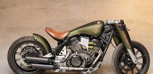 Benda Napoleon 500 Bobber độ phong cách quân đội cực đẹp