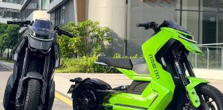 Future Eyes E-Moto F150 Pro xe điện ADV thiết kế phá cách