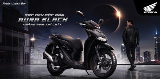 Honda Sh125i Sh160i 2027 Euro4 bất ngờ ra mắt màu đen Aura Black Edition